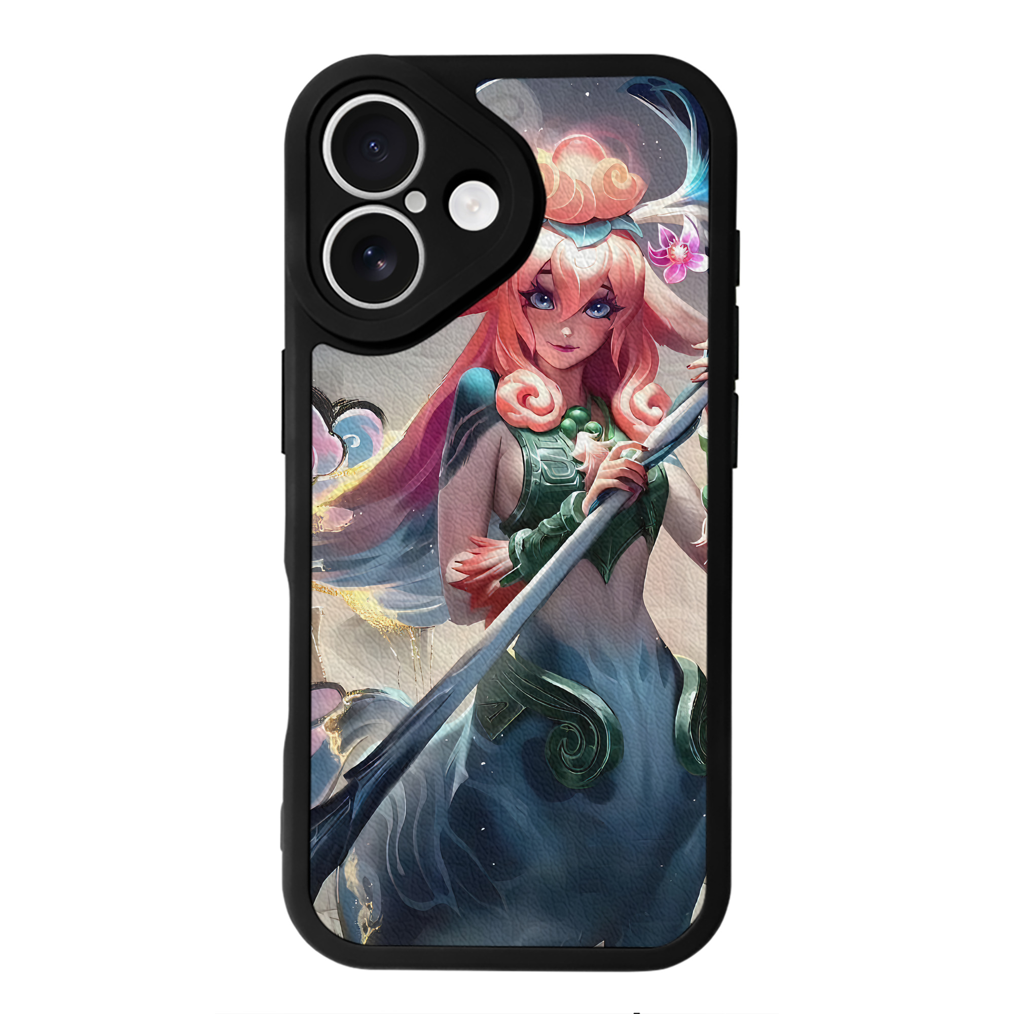 リーグ・オブ・レジェンド League of Legends LOL 【iPhone 16シリーズ対応】シリコンスマホケース（レザー調） 材質：シリコン